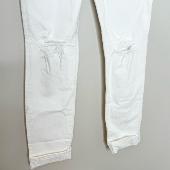 NWT MADEWELL The Slim Boy Jean Distressed White Size 23 - Picture 4 of 10